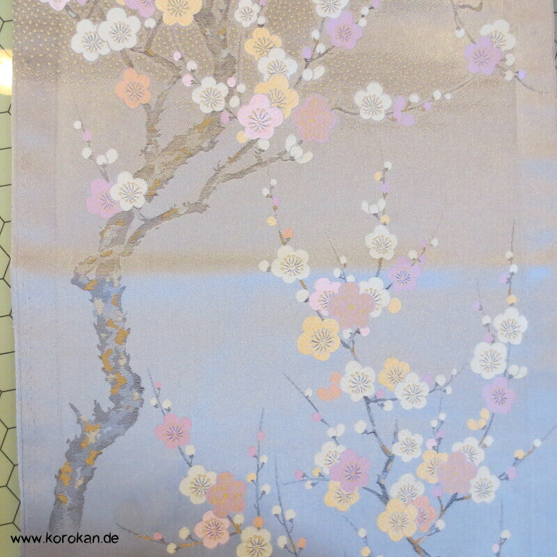 Vögelchen Jacquard Araihari Stoffreste Kimono, Uchikake oder Obi