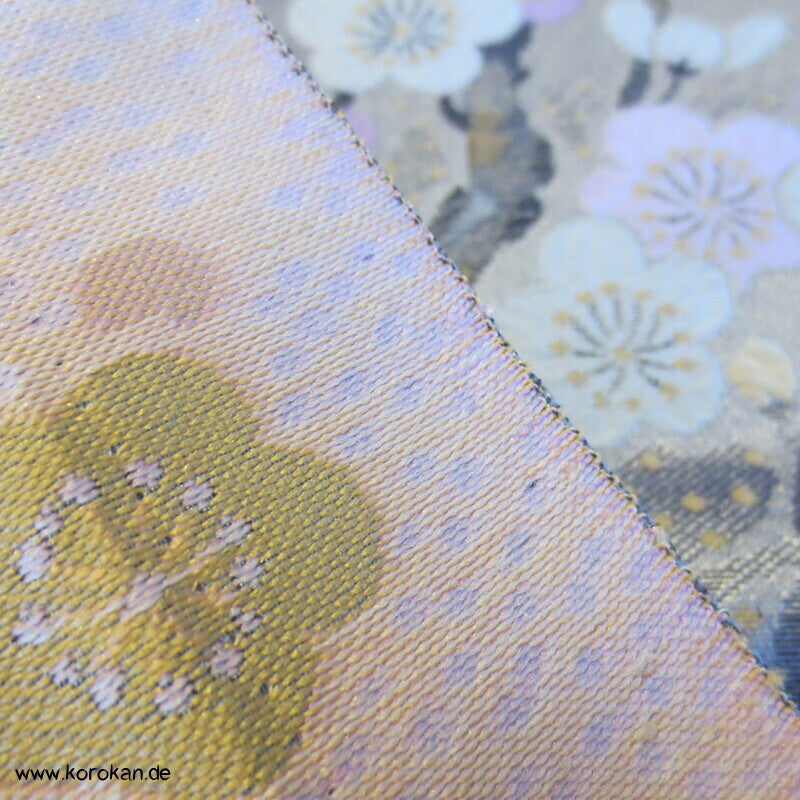 Vögelchen Jacquard Araihari Stoffreste Kimono, Uchikake oder Obi