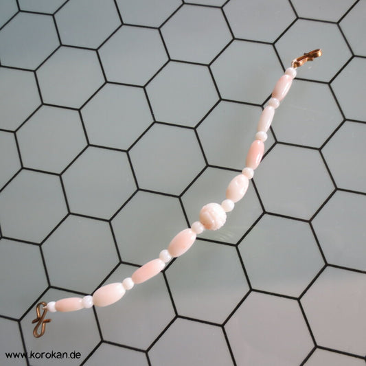 Haori Himo aus geschnitzter Koralle