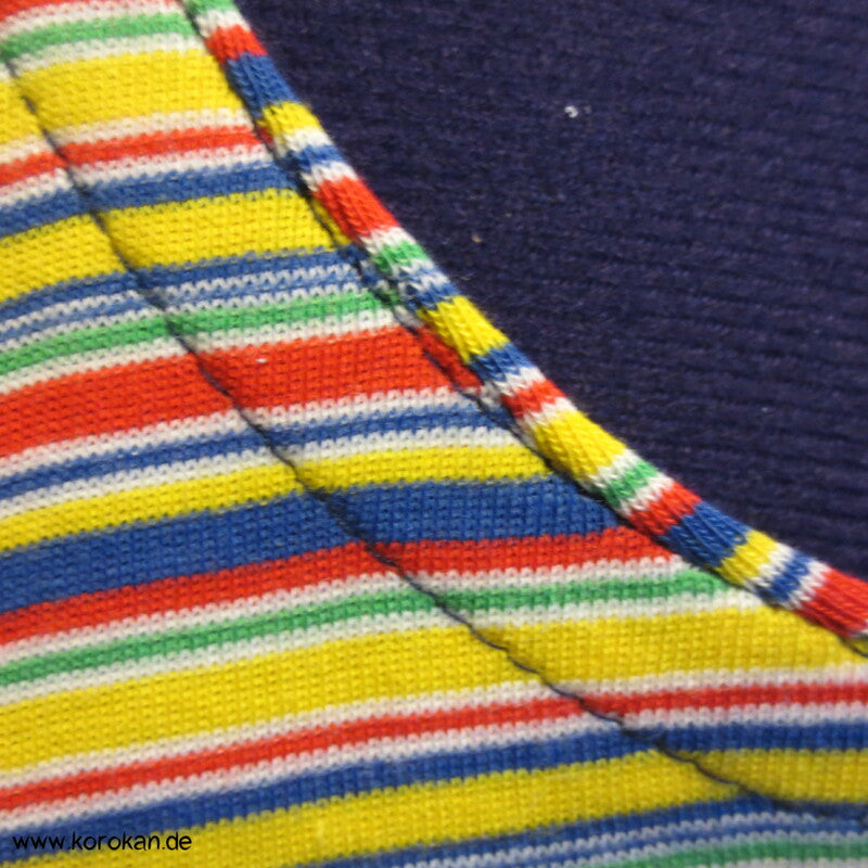 Öko Baumwoll Ringelshirt bunt 3/4 oder langer Arm
