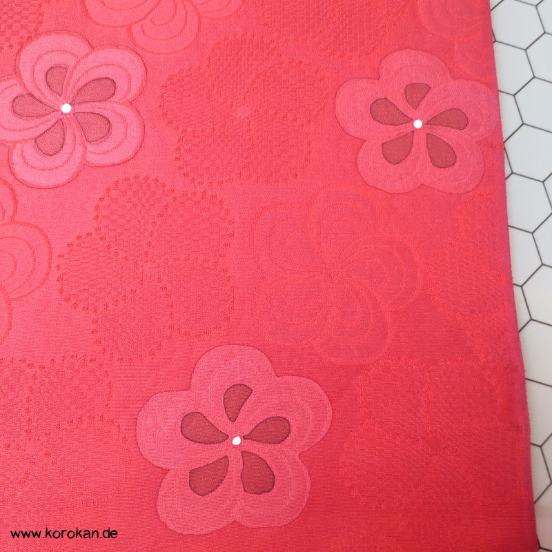 Ume Pflaumen Blüten Kimono Seide, gewebte und gedruckt