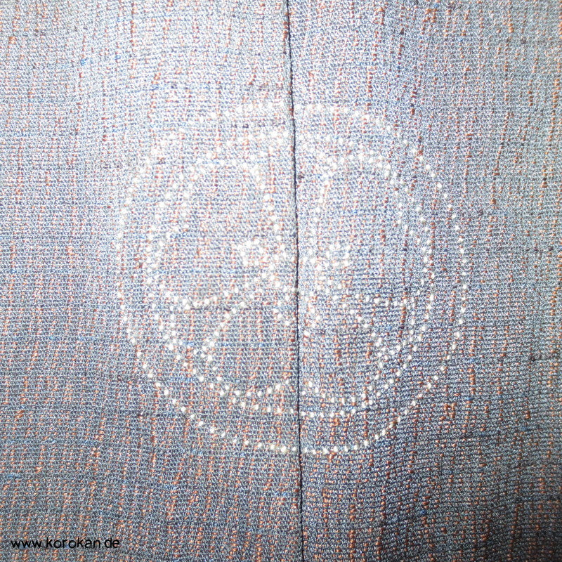 gewebter Tiger Futter / Tsumugi Haori Männer Kimono Jacke, mit Himo