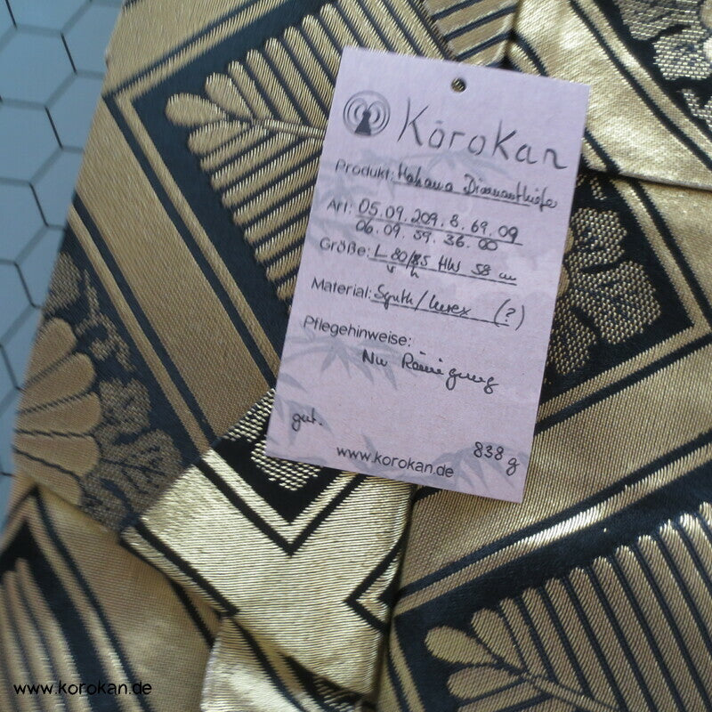 Kiku und junge Kiefer Brokat Hakama - Umanori Kimono Hosen-Typ