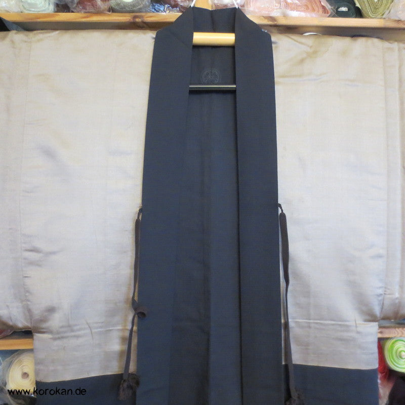gewebter Tiger Futter / Tsumugi Haori Männer Kimono Jacke, mit Himo