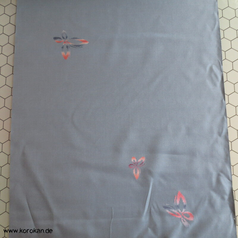 Schmetterlinge Kimono Honan Seiden Jacquard Broché