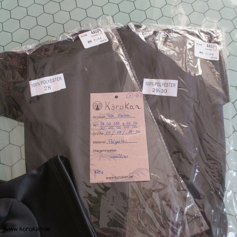 schwarze Stretch Tabi