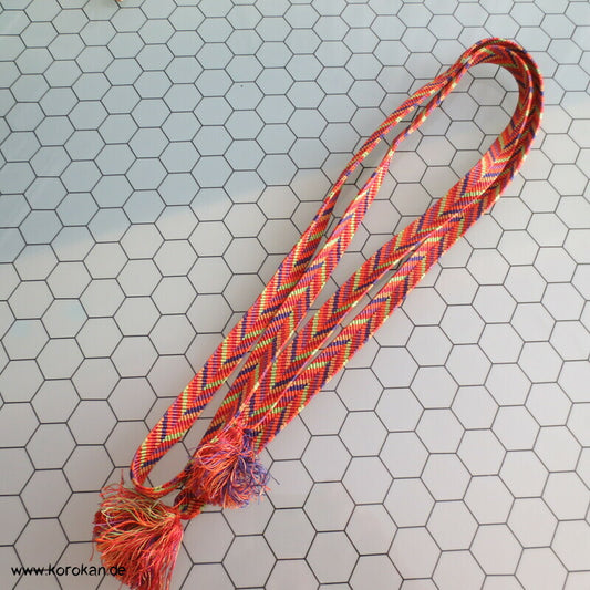 diagonal bunt Obijime, Seide