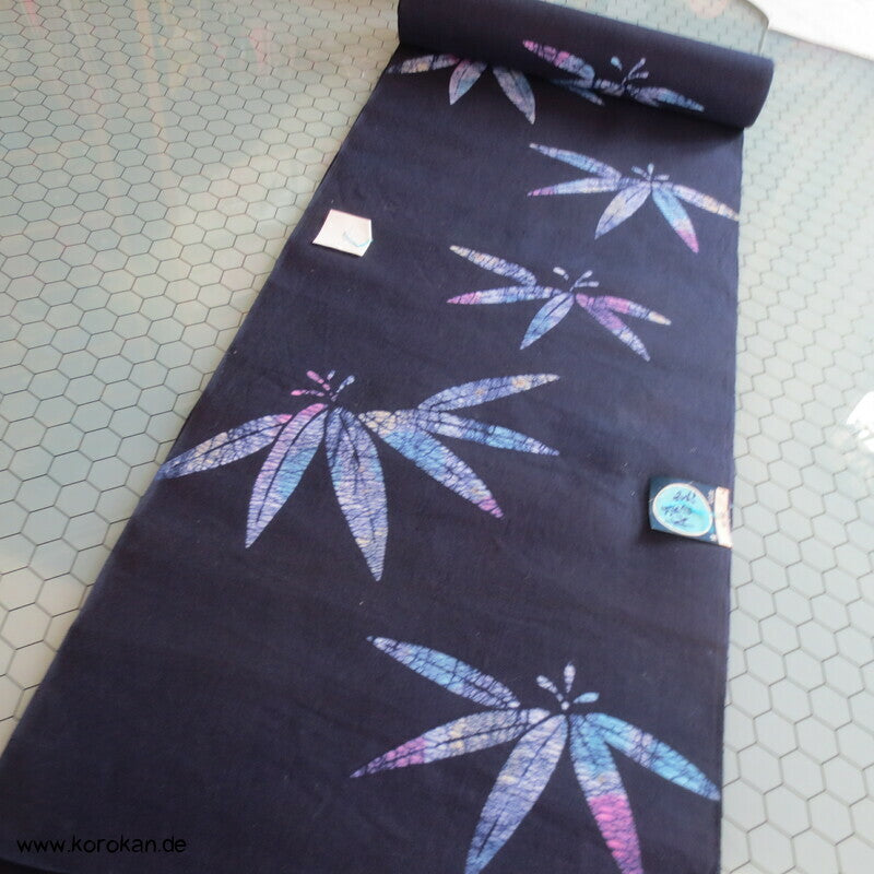 Bambus Batik Yukata Stoff