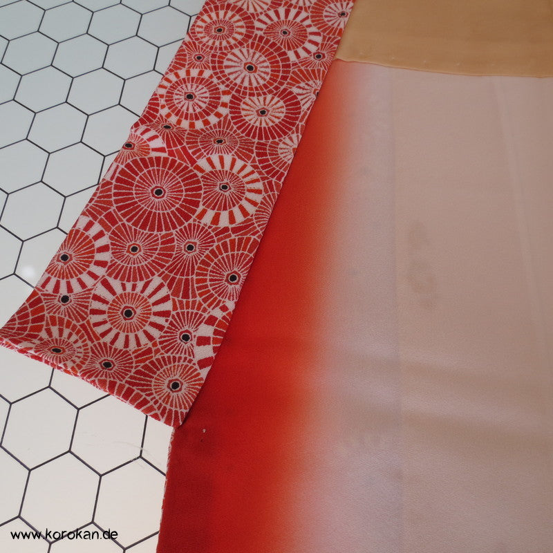 Bangasa - Papierschirme Seidencrepe Komon Kimono