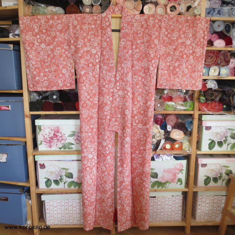 Bangasa - Papierschirme Seidencrepe Komon Kimono