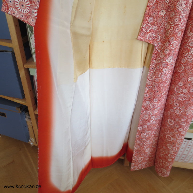 Bangasa - Papierschirme Seidencrepe Komon Kimono