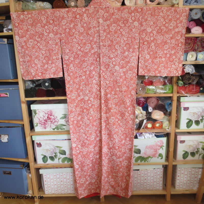 Bangasa - Papierschirme Seidencrepe Komon Kimono