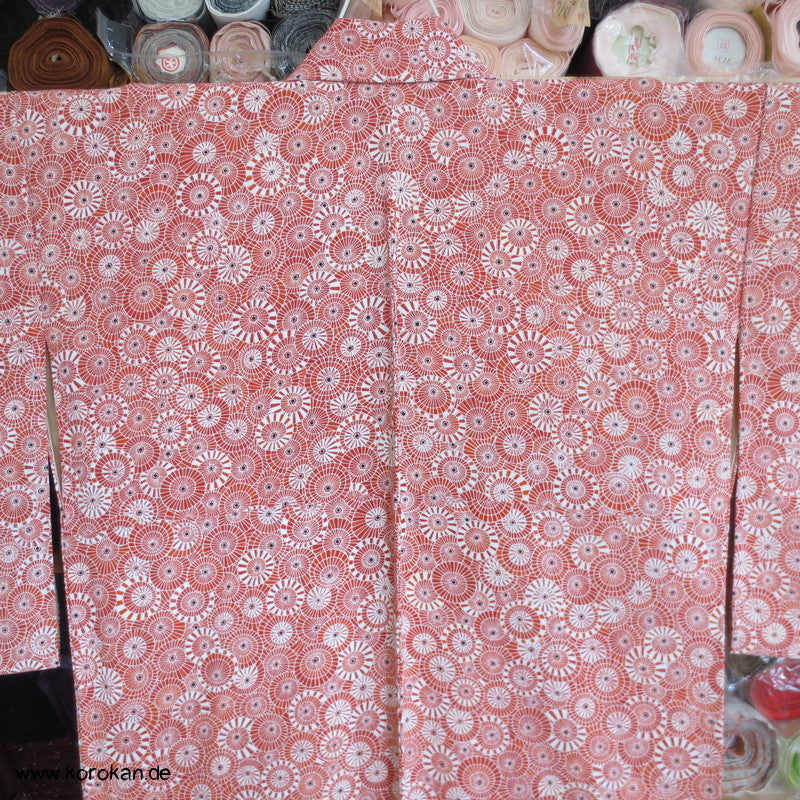 Bangasa - Papierschirme Seidencrepe Komon Kimono