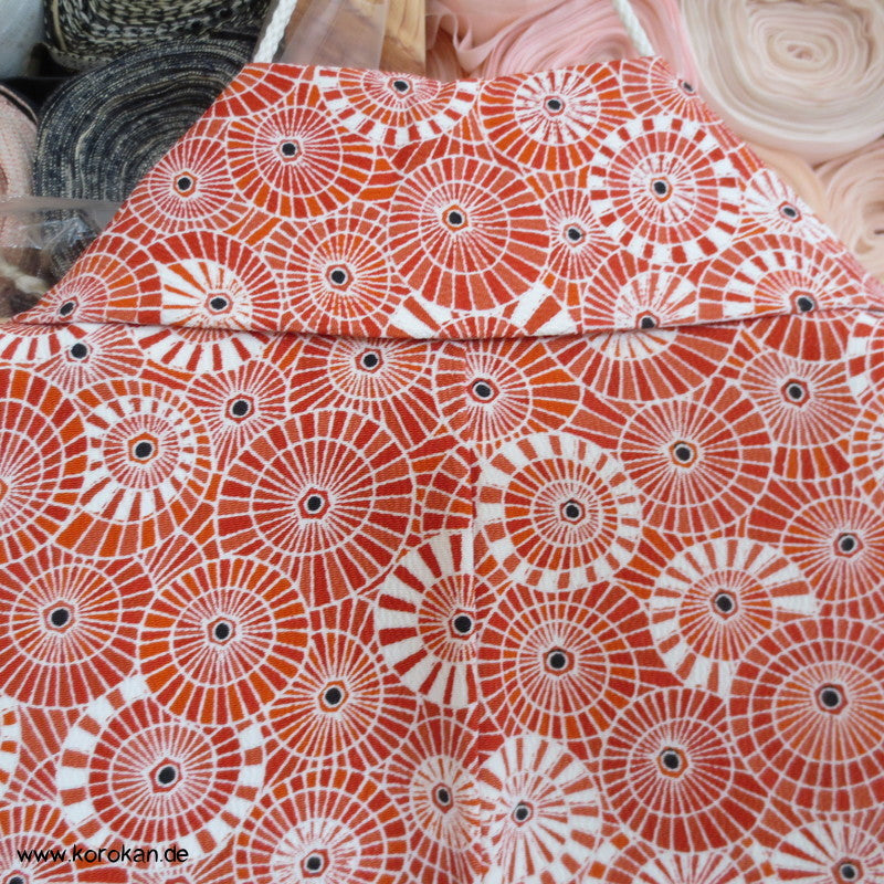 Bangasa - Papierschirme Seidencrepe Komon Kimono