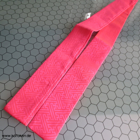 neon pink HanEri, gepolsterte Sayagata Seide