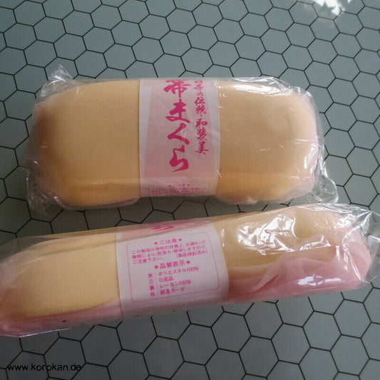 hellgelbes Makura Obi Kissen, neu