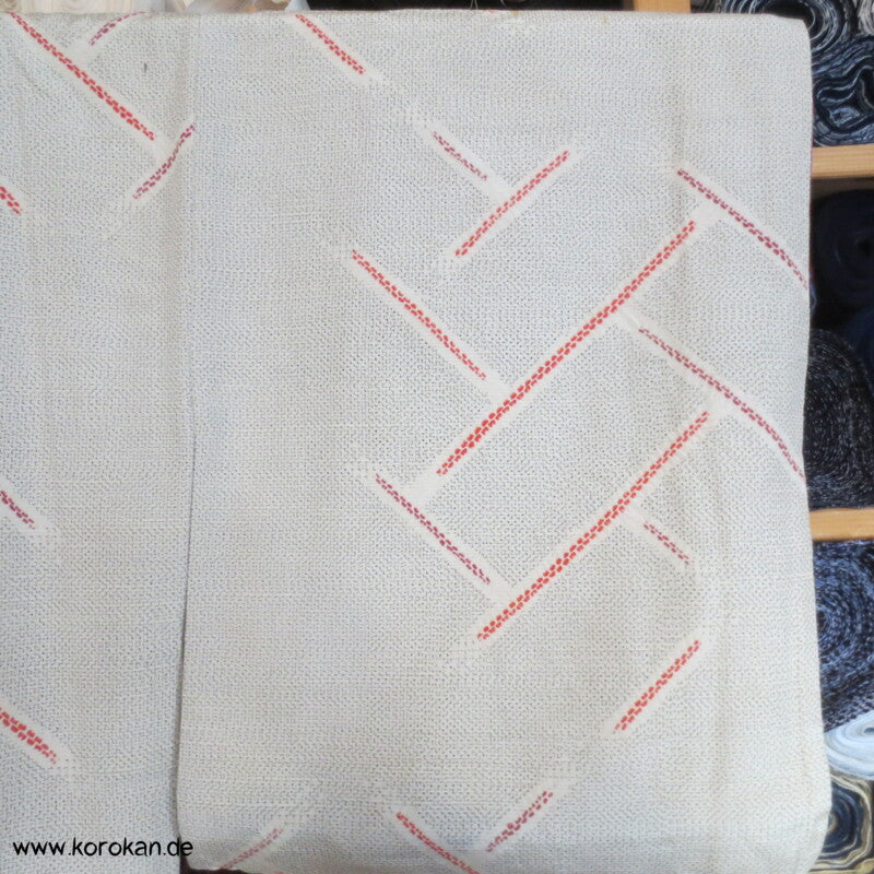 Shibori Higaki Flechtmuster Kasuri Tsumugi Seiden Kimono