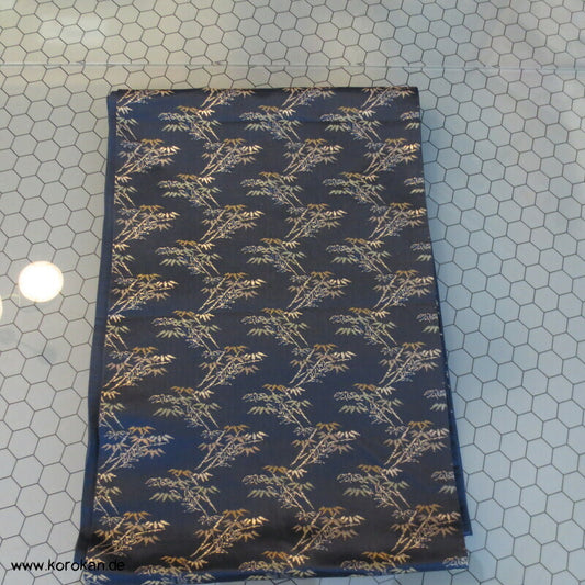 Mini Bambus Brokat marineblau Fukuro Obi