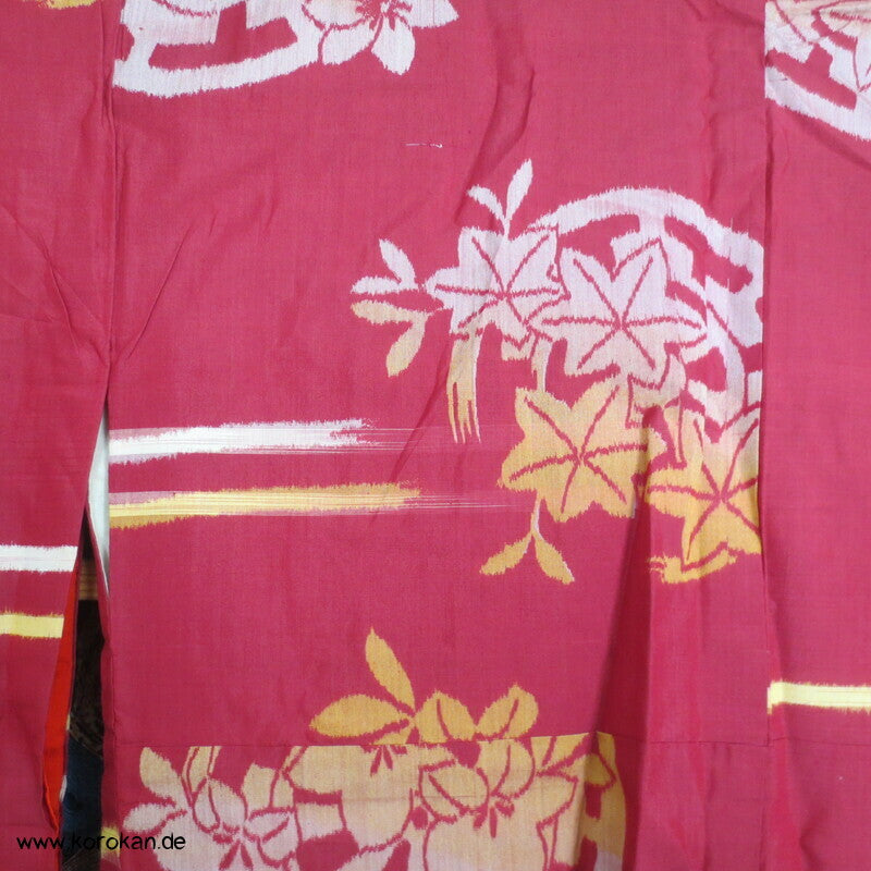 Genji mit Ballonblumen Meisen Kimono