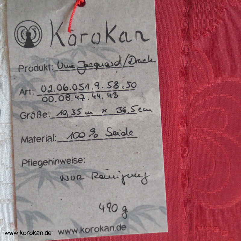 Ume Pflaumen Blüten Kimono Seide, gewebte und gedruckt