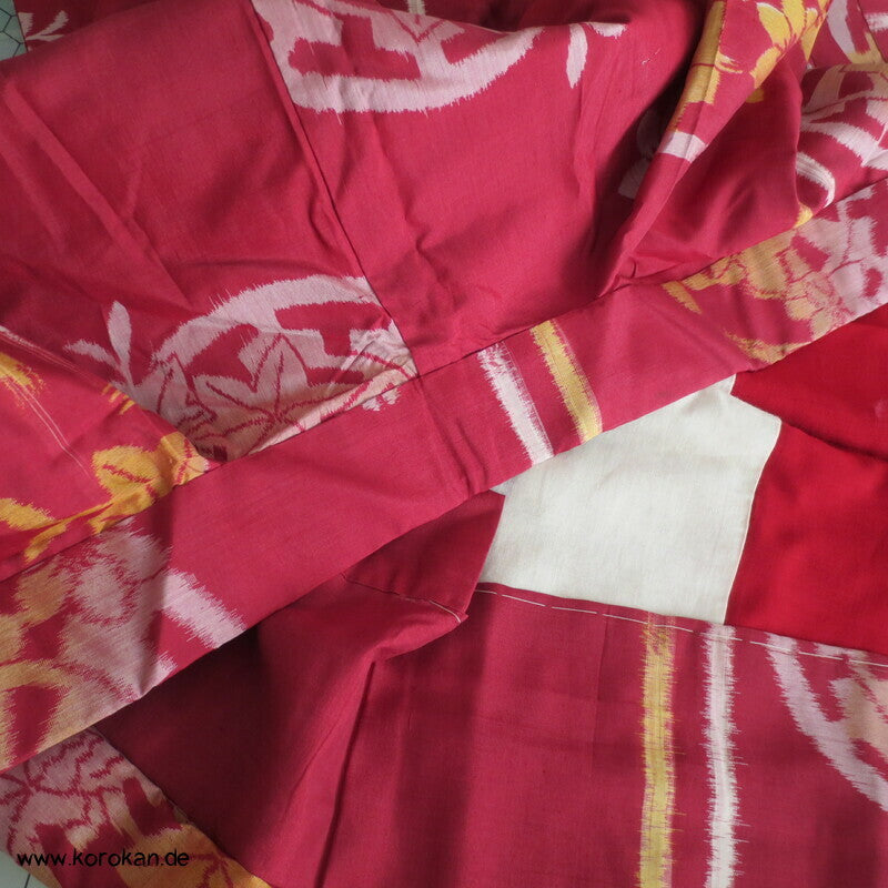 Genji mit Ballonblumen Meisen Kimono