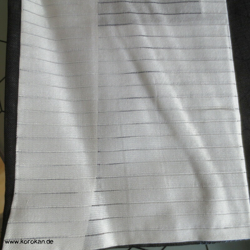 Kasuri Schmetterlinge Hitoe ungefütterter Kimono, Sha Seide