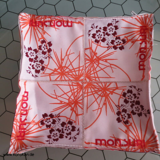 Japanetiketten Gürtel Täschchen Upcycling