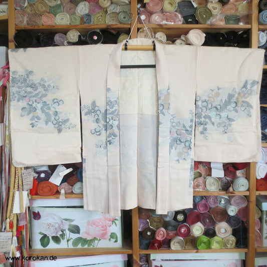 Urushi Chrysanthemen Seidenbrokat Haori Kimono Jacke