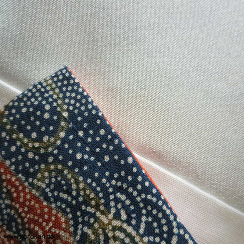 hängende Stoffbahnen, Edo Komon Tsumugi Seide Kimono