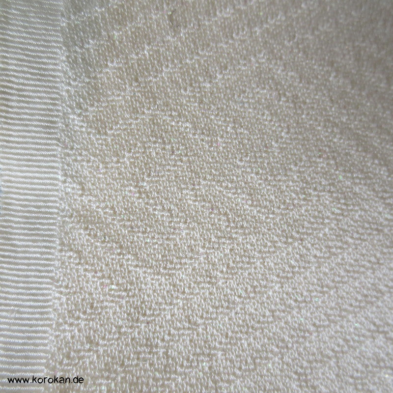 indisches Blumenmuster Bingata Tanmono, eingewebter Lurex