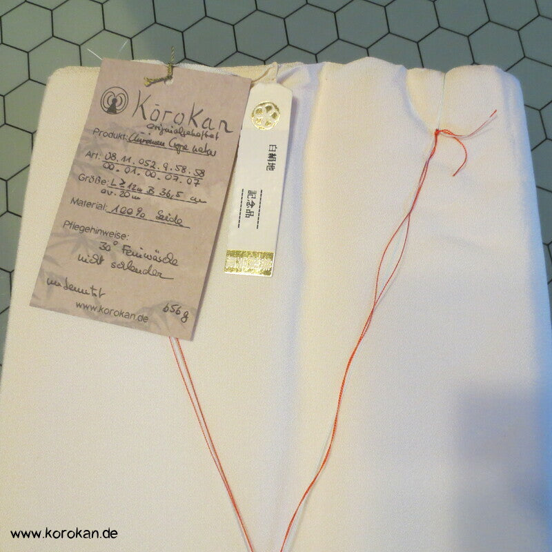 Stoffballen japanische Crepe Seide, originalgeheftet