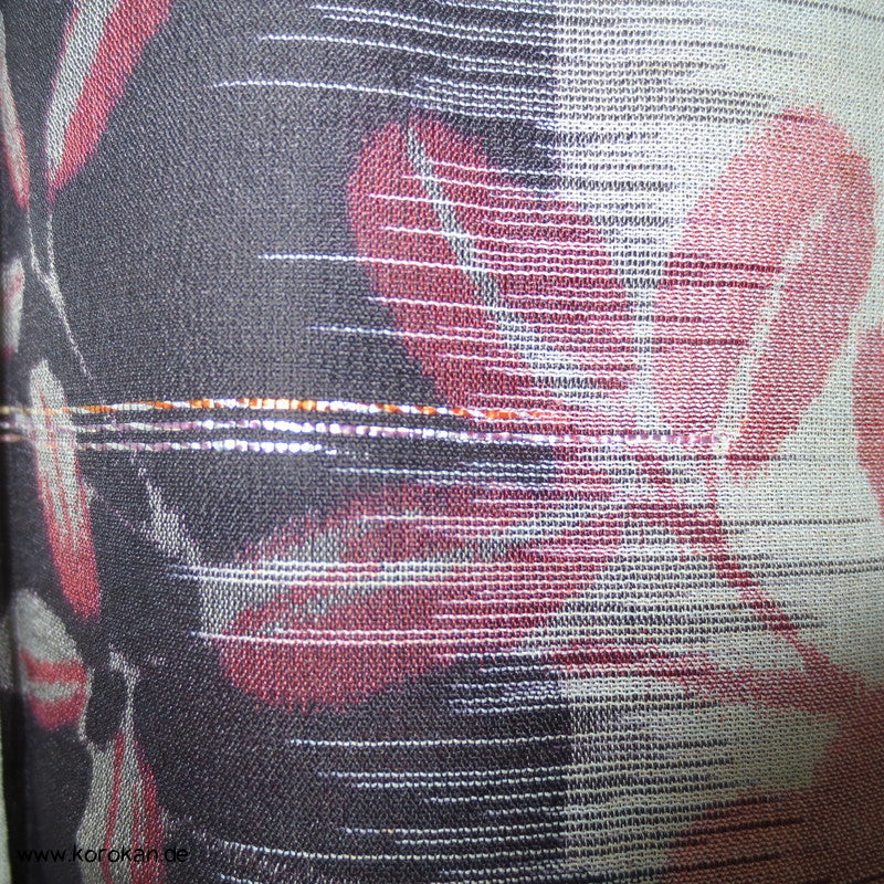 Karo und Klee Kasurimuster Hitoe Rho Kimono