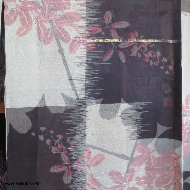 Karo und Klee Kasurimuster Hitoe Rho Kimono