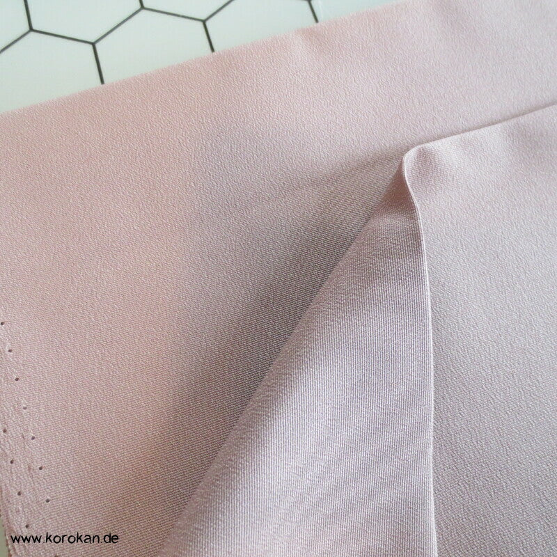Hakkake unteres Kimono Futterstoff, feiner Crepe in matt taupe braun