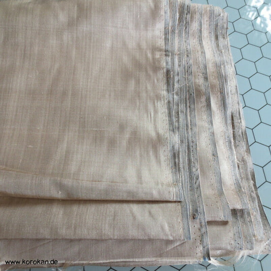 Stoffballen Honan Roh Seide, natur