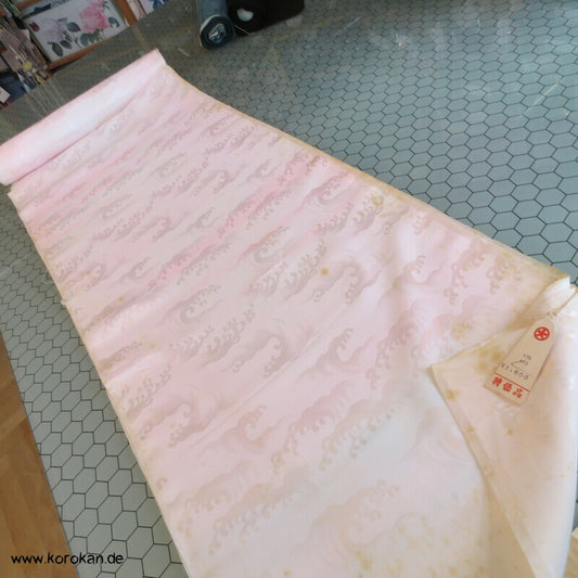 Wellenkamm Damast Juban Kimono Stoffrolle