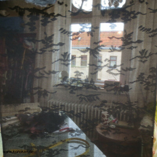 schwarze Sha Seide Drehergewebe abstrakte Kringel