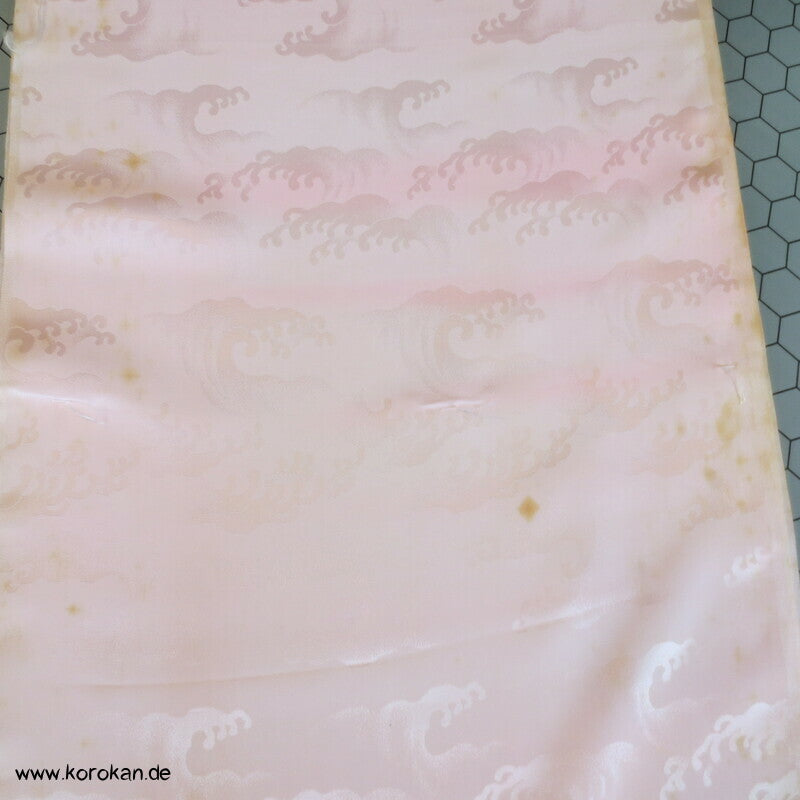 Wellenkamm Damast Juban Kimono Stoffrolle