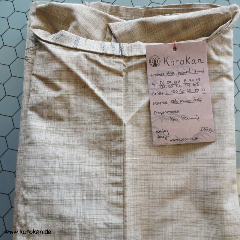Landschafts Tsumugi Jacquard Hitoe Kimono