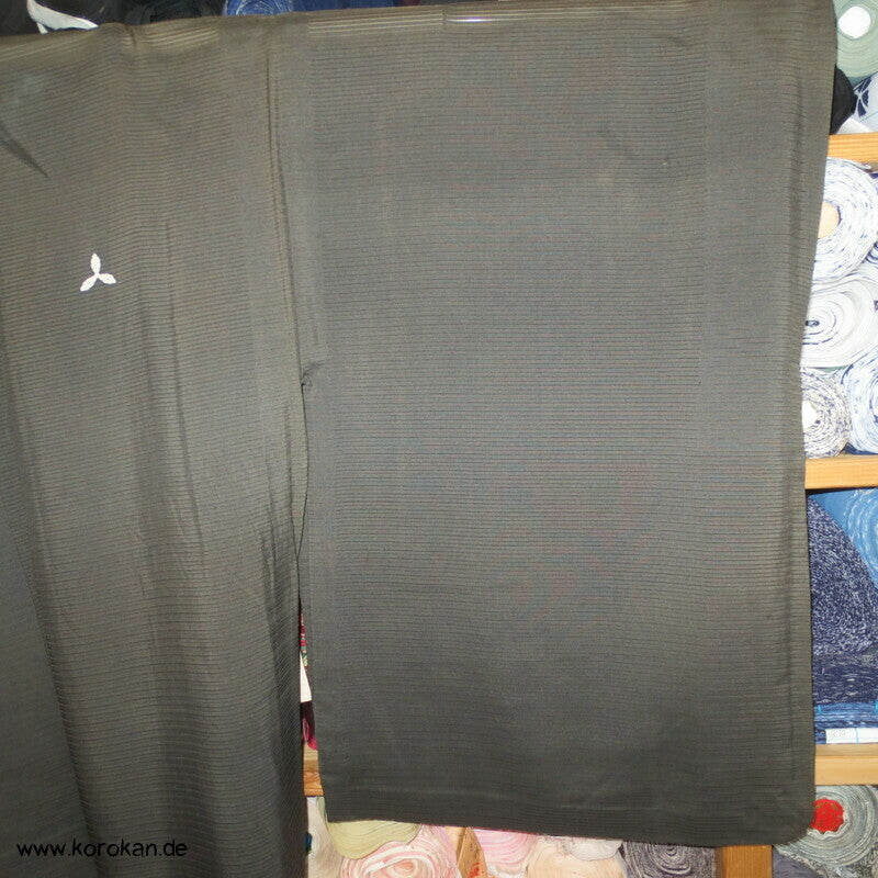 wilde Wellen antiker Hitoe Rho Seiden Tomesode Sommer Kimono