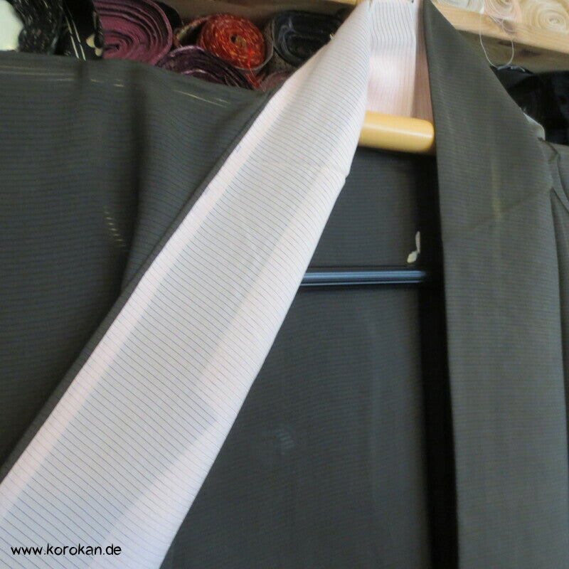 wilde Wellen antiker Hitoe Rho Seiden Tomesode Sommer Kimono