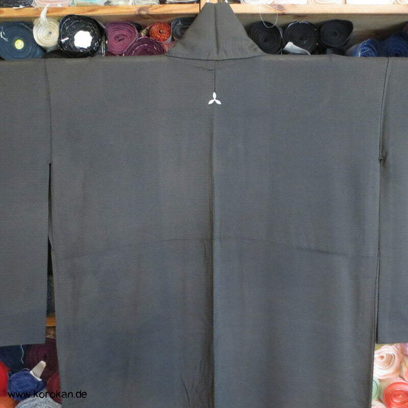 wilde Wellen antiker Hitoe Rho Seiden Tomesode Sommer Kimono