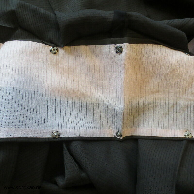wilde Wellen antiker Hitoe Rho Seiden Tomesode Sommer Kimono