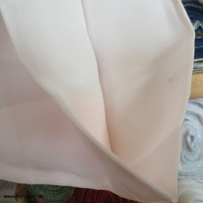 Shibori rot auf weiß japanischer Seiden Juban Unterkimono