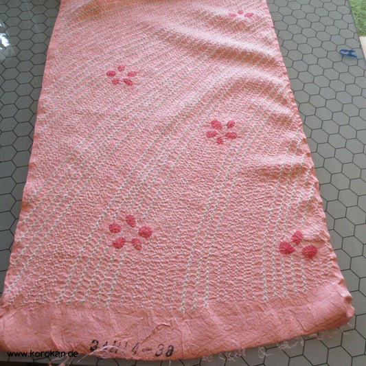 Shibori Seidendamast für Kimono Tanmono