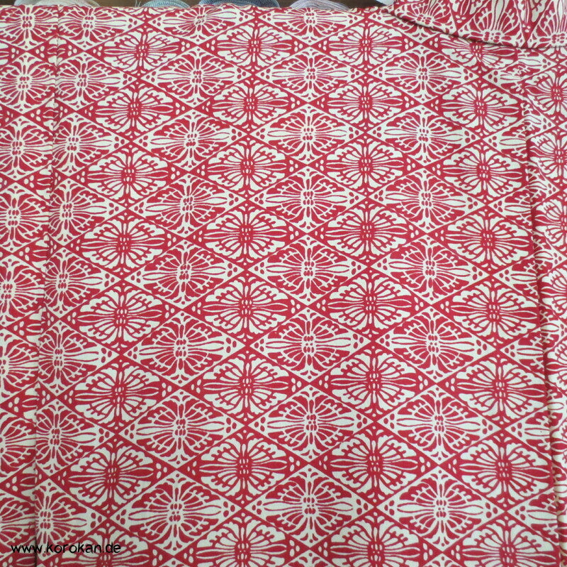 japanischer Hitoe Woll Kimono, Diamant Schmetterling