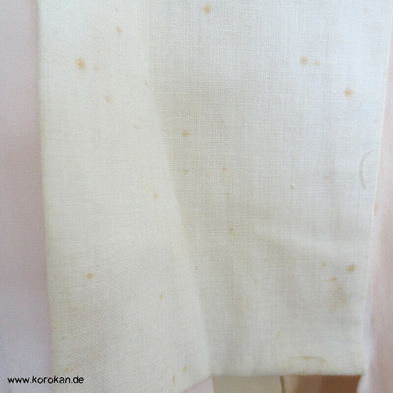 Shibori rot auf weiß japanischer Seiden Juban Unterkimono