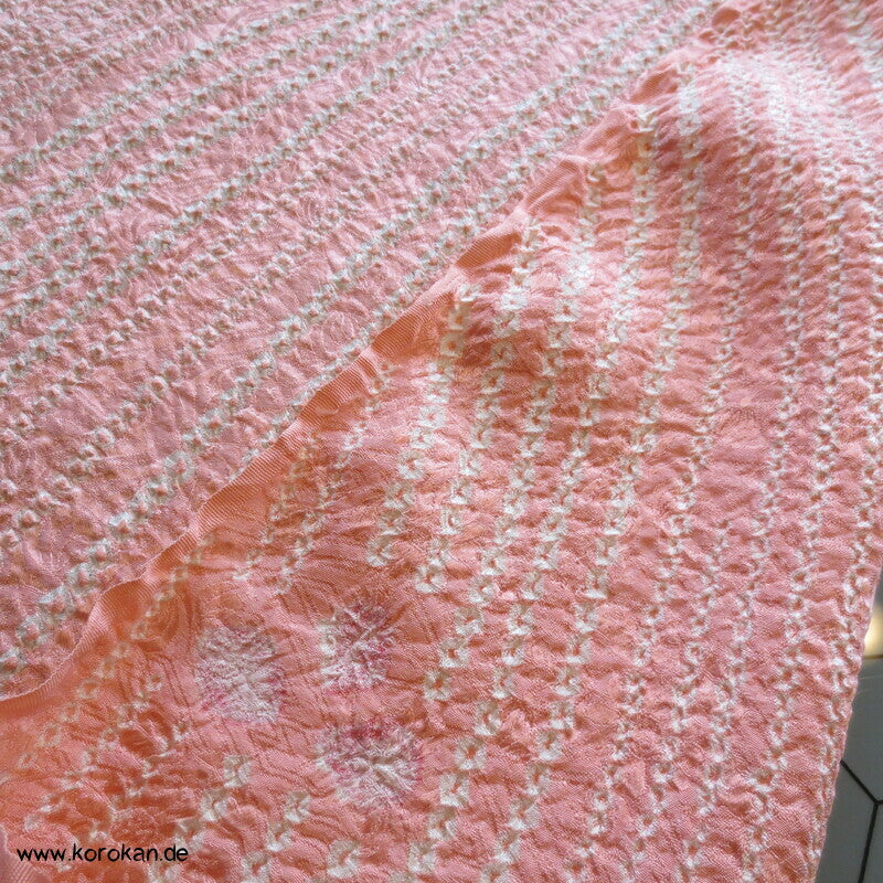 Shibori Seidendamast für Kimono Tanmono