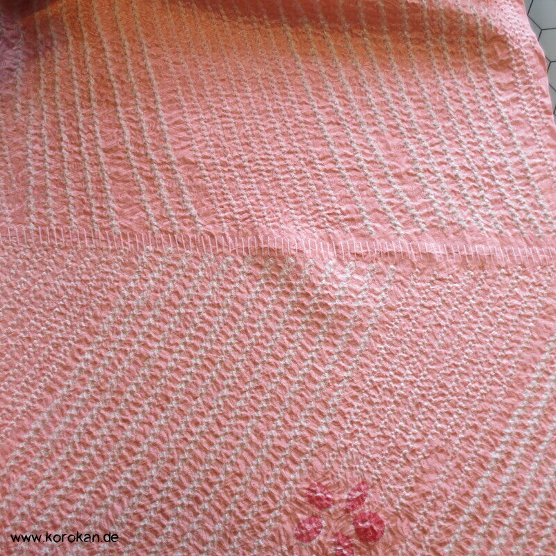 Shibori Seidendamast für Kimono Tanmono