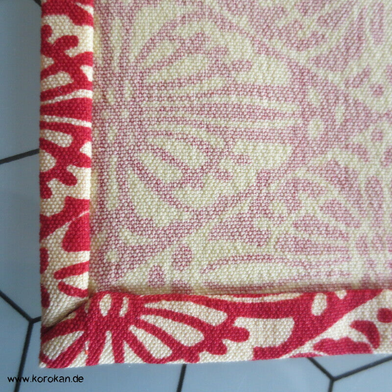 japanischer Hitoe Woll Kimono, Diamant Schmetterling